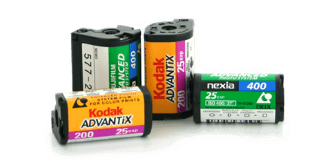 APS film cartridge for scanning service