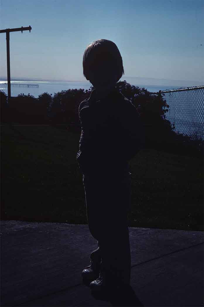 Dark boy photo with standard scanning