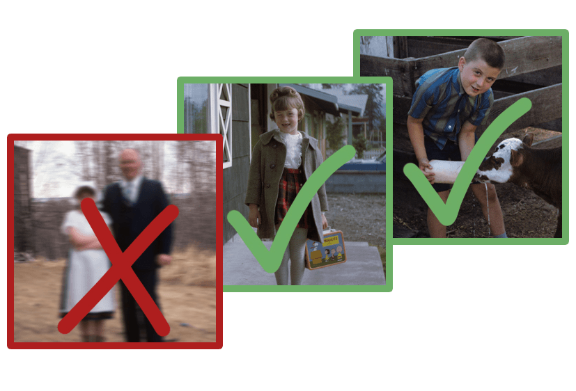 Don't Want Don't Pay example showing deleted images